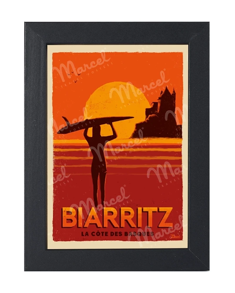 Carte Postale BIARRITZ "La Côte des Basque"