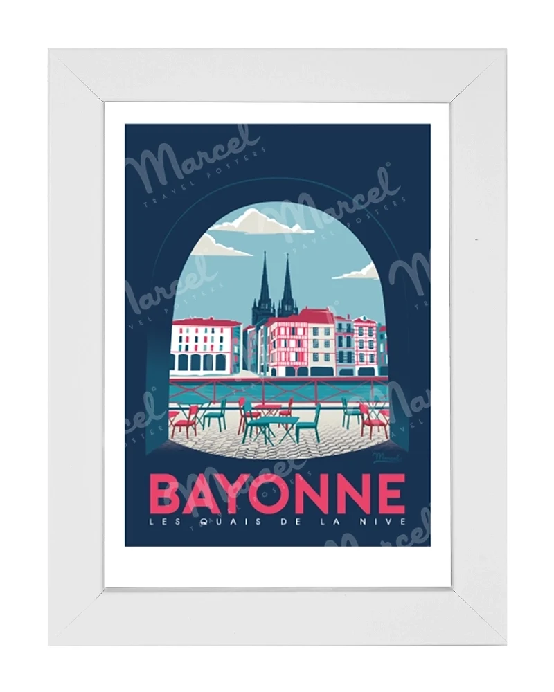 Carte Postale BAYONNE "Quais de Nive"