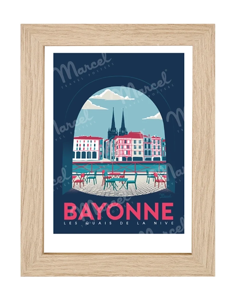 Carte Postale BAYONNE "Quais de Nive"
