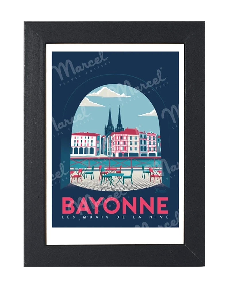 Carte Postale BAYONNE "Quais de Nive"