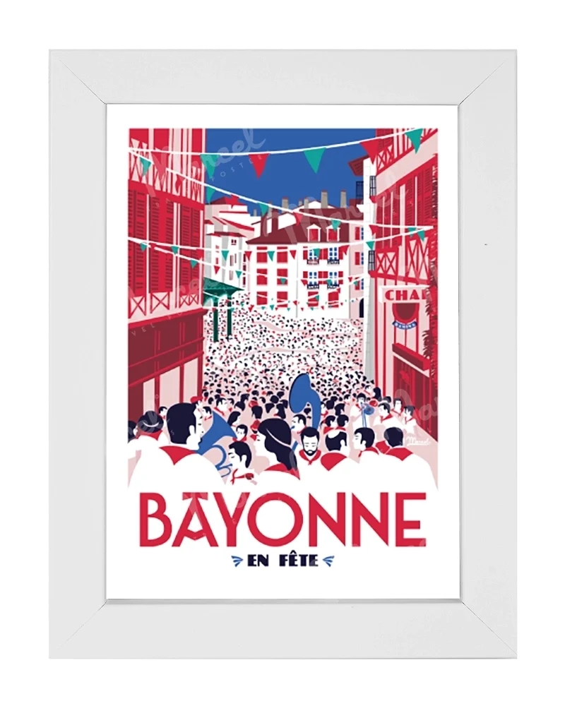 Carte Postale "BAYONNE en Fête"