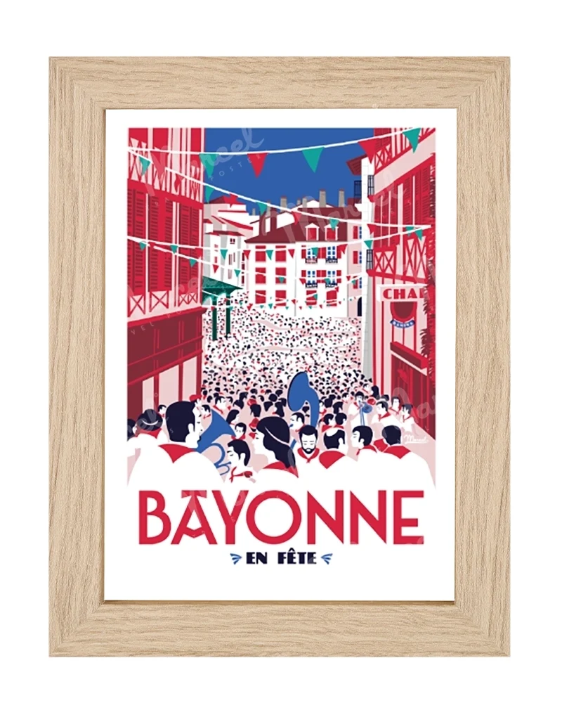 Carte Postale "BAYONNE en Fête"
