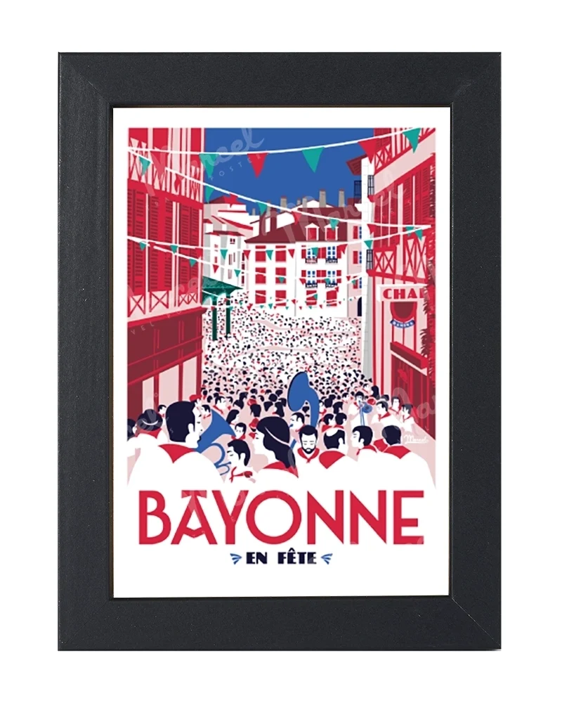 Carte Postale "BAYONNE en Fête"