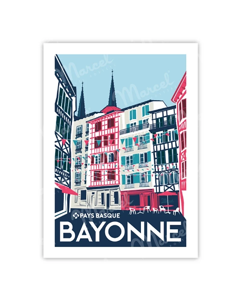 Carte Postale BAYONNE "Rue Argenterie"
