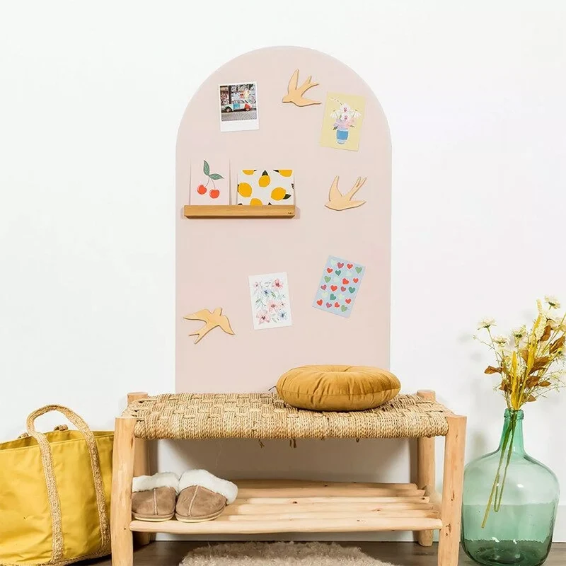 ferflex tableau magnétique arche avec aimants - beige rosé