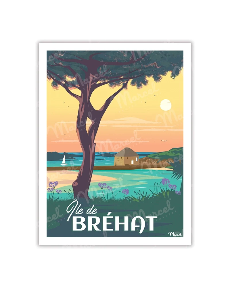 Carte Postale ÎLE DE BRÉHAT