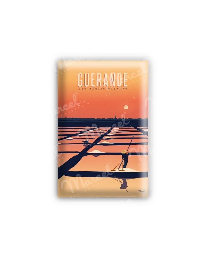 Magnet GUÉRANDE "Les Marais Salants"