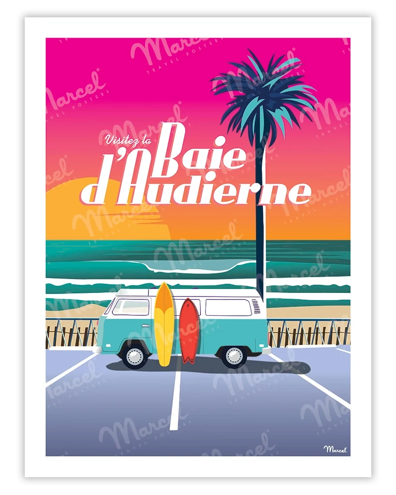 Affiche "Baie d'AUDIERNE"