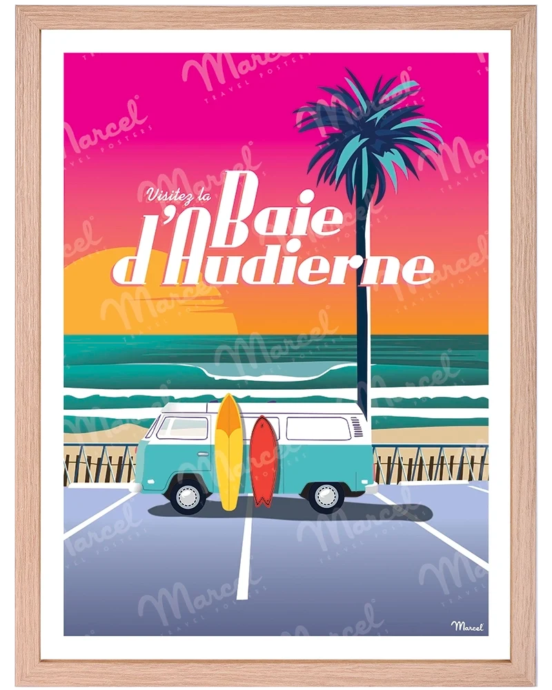 Affiche "Baie d'AUDIERNE"