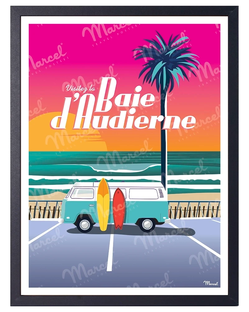 Affiche "Baie d'AUDIERNE"