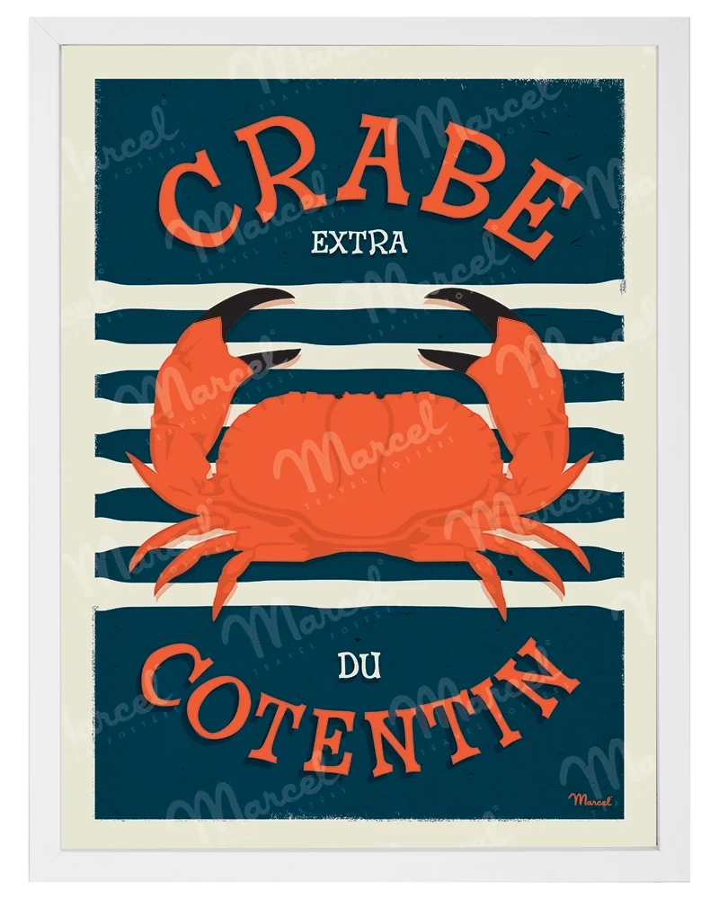 Affiche "Crabe du COTENTIN"