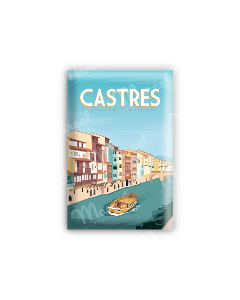 Magnet CASTRES "Les Maisons sur l'Agoût"