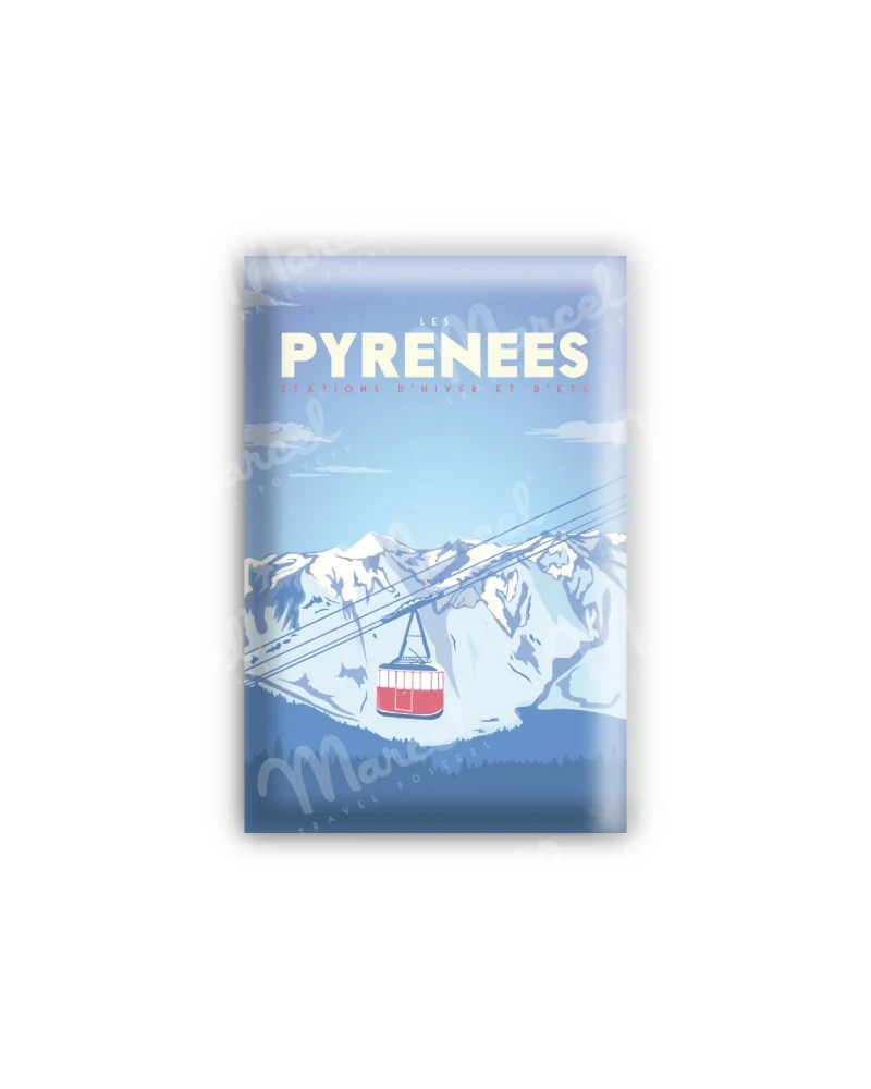 Magnet PYRÉNÉES "Téléphérique"