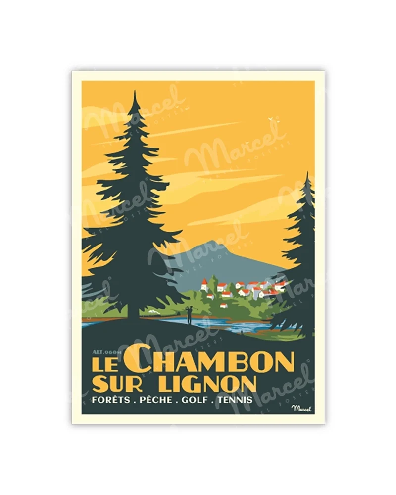 Carte Postale LE CHAMBON SUR LIGNON