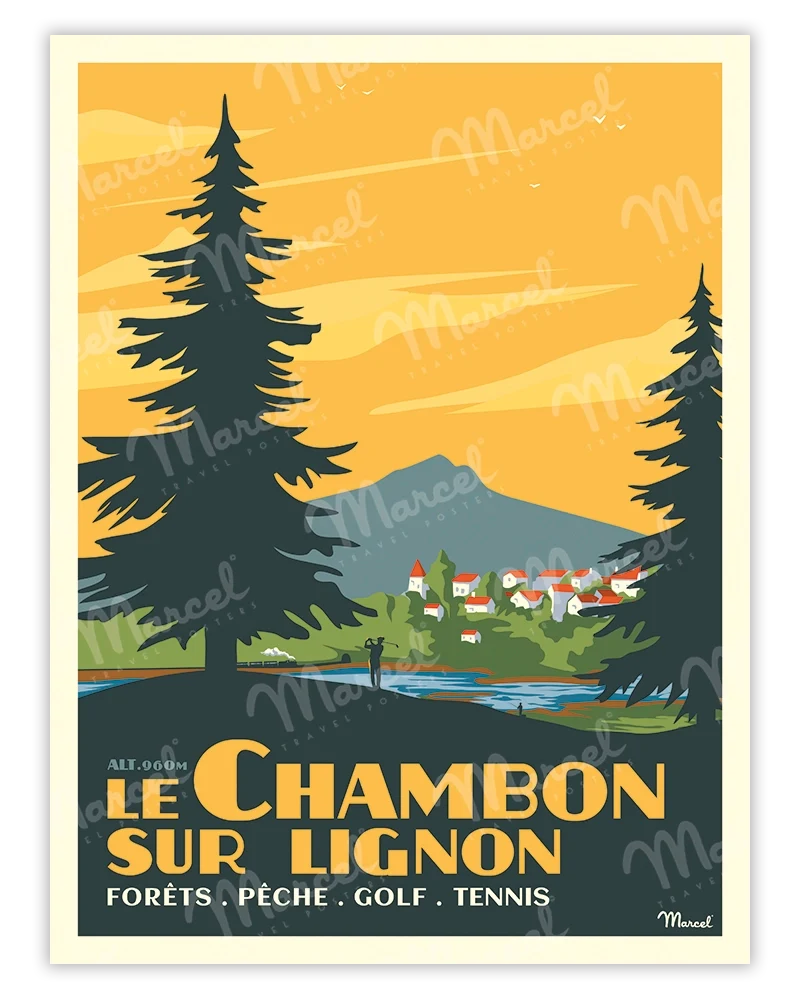 Affiche LE CHAMBON SUR LIGNON