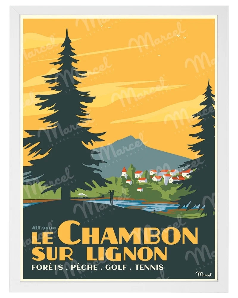 Affiche LE CHAMBON SUR LIGNON