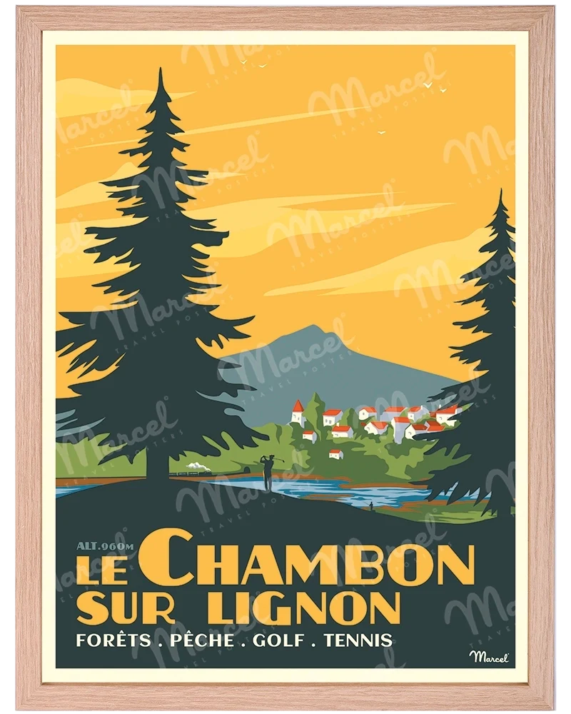 Affiche LE CHAMBON SUR LIGNON