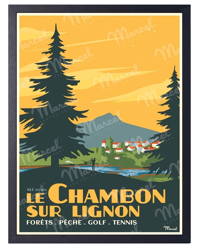 Affiche LE CHAMBON SUR LIGNON