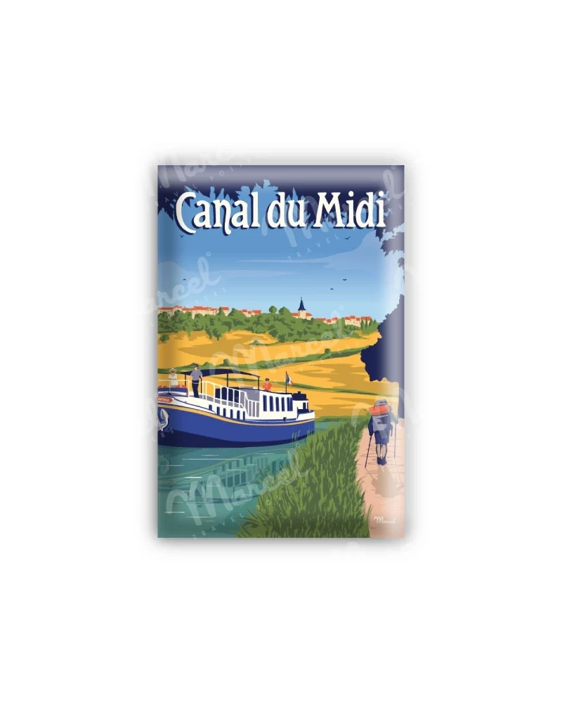 Magnet CANAL DU MIDI "La Randonnée"