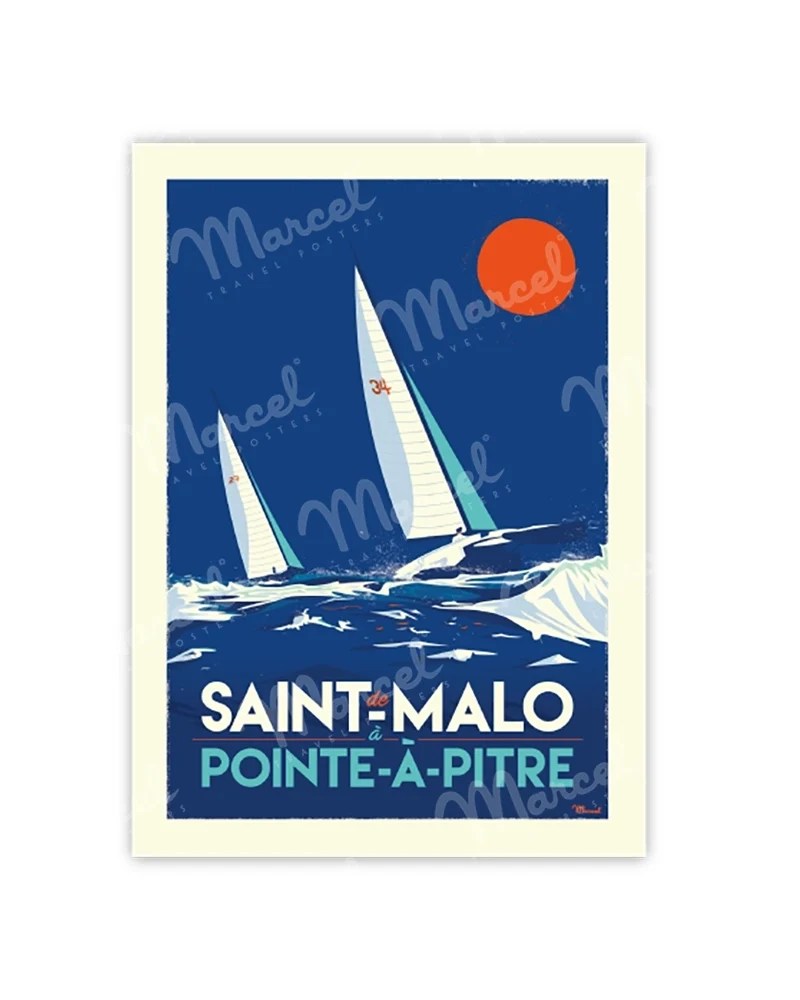 Carte Postale SAINT-MALO "Pointe-à-Pitre"