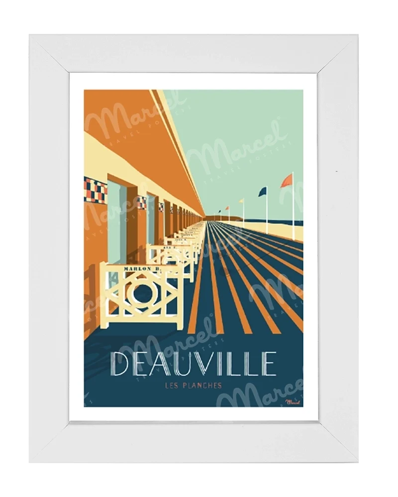 Carte Postale DEAUVILLE "Les Planches"