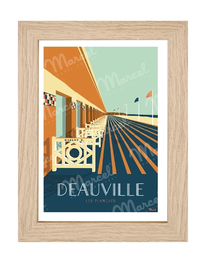 Carte Postale DEAUVILLE "Les Planches"
