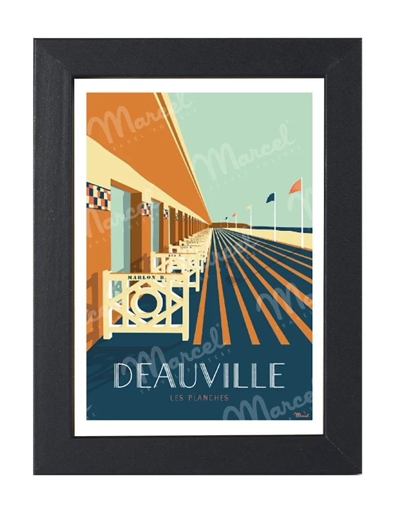 Carte Postale DEAUVILLE "Les Planches"
