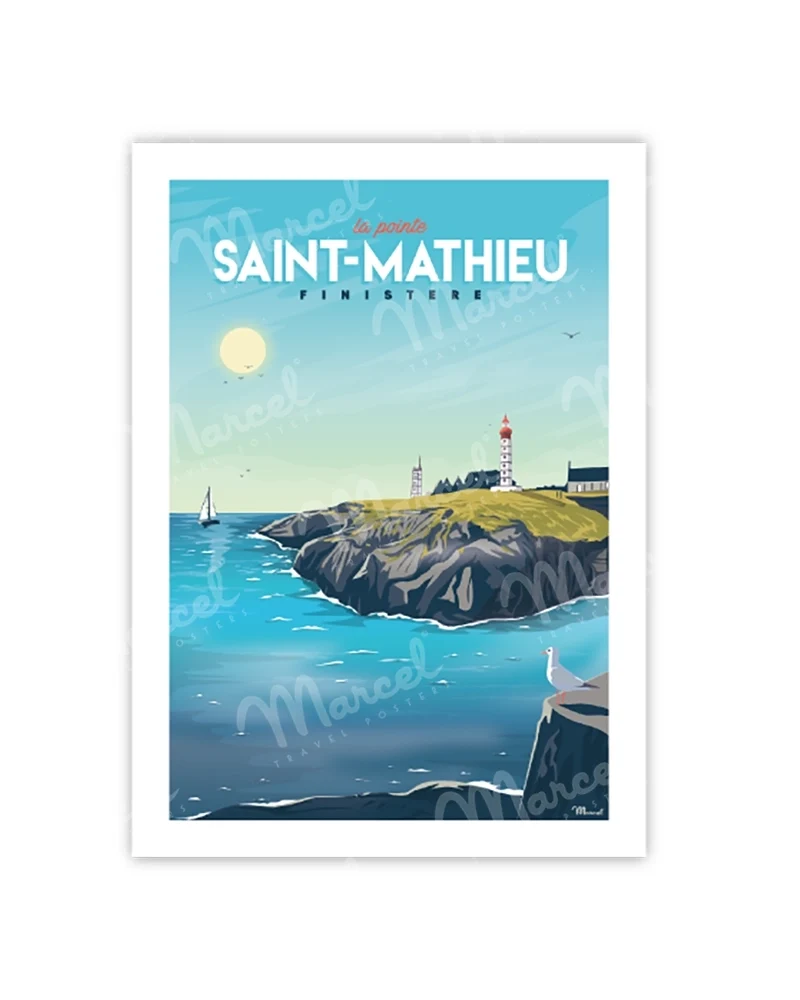 Carte Postale LA POINTE SAINT-MATHIEU
