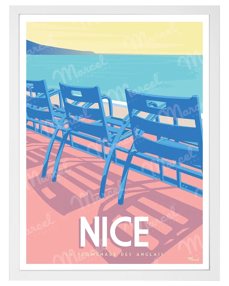 Affiche NICE "La Promenade des Anglais"