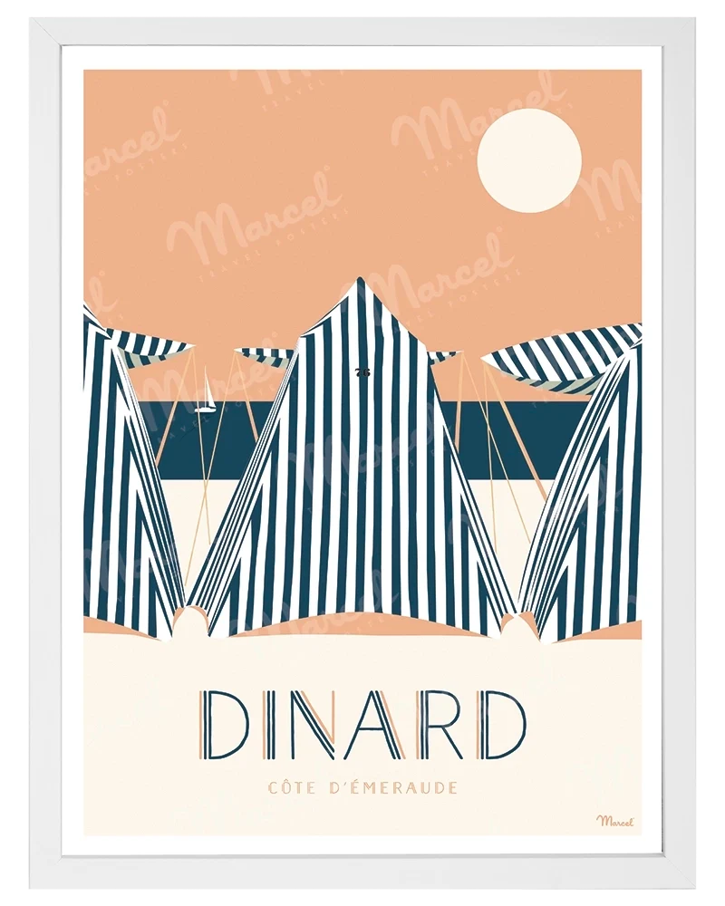 Affiche DINARD "Côte d'Émeraude"