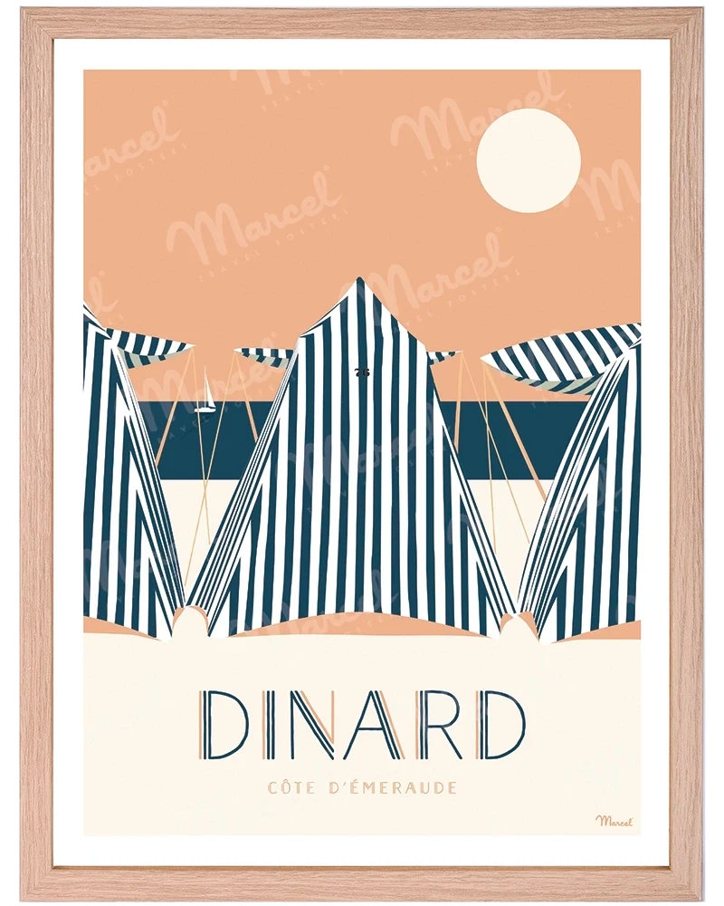 Affiche DINARD "Côte d'Émeraude"