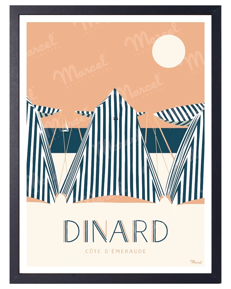 Affiche DINARD "Côte d'Émeraude"