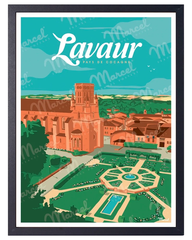 Affiche LAVAUR "Pays de Cocagne"