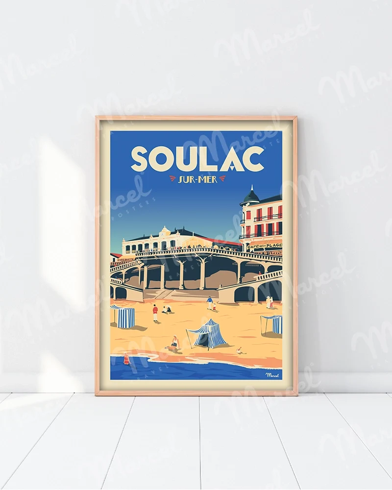 Affiche SOULAC "Le Ponton"
