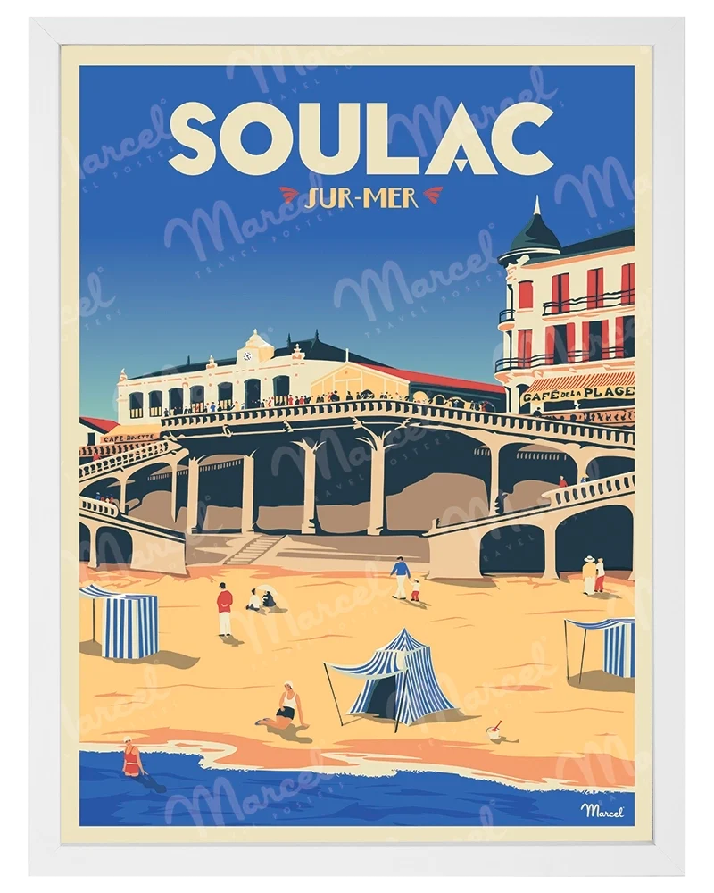 Affiche SOULAC "Le Ponton"