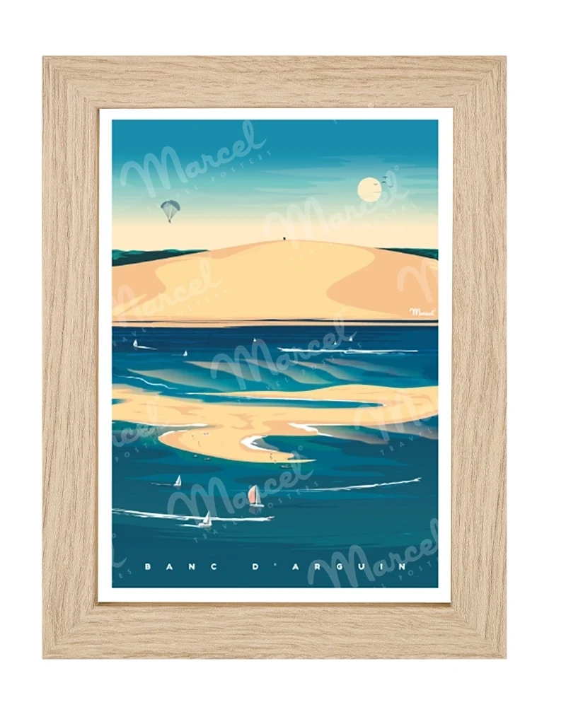 Carte Postale BASSIN D'ARCACHON "Banc d'Arguin"