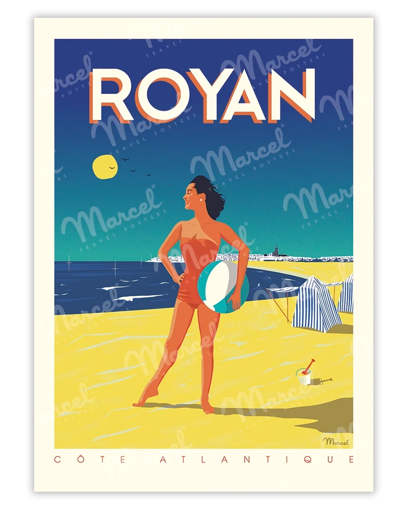 Affiche ROYAN "Côte Atlantique"