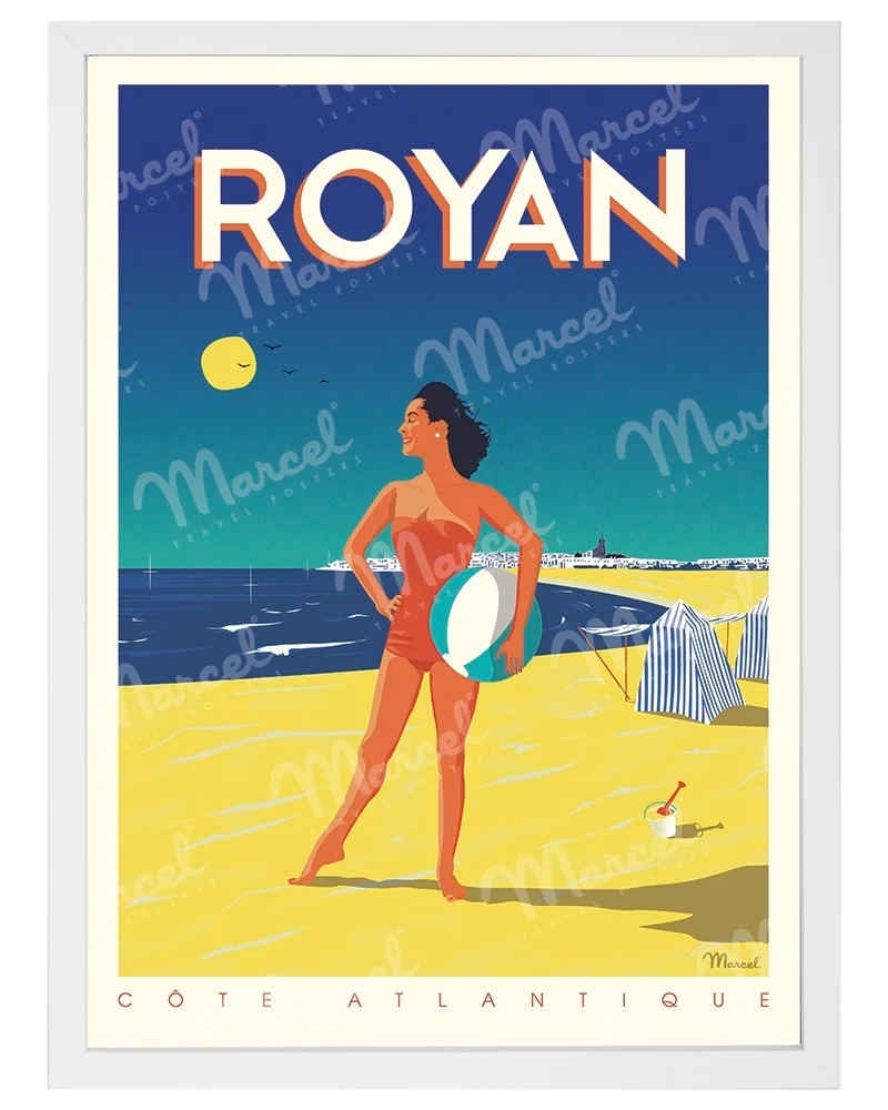 Affiche ROYAN "Côte Atlantique"