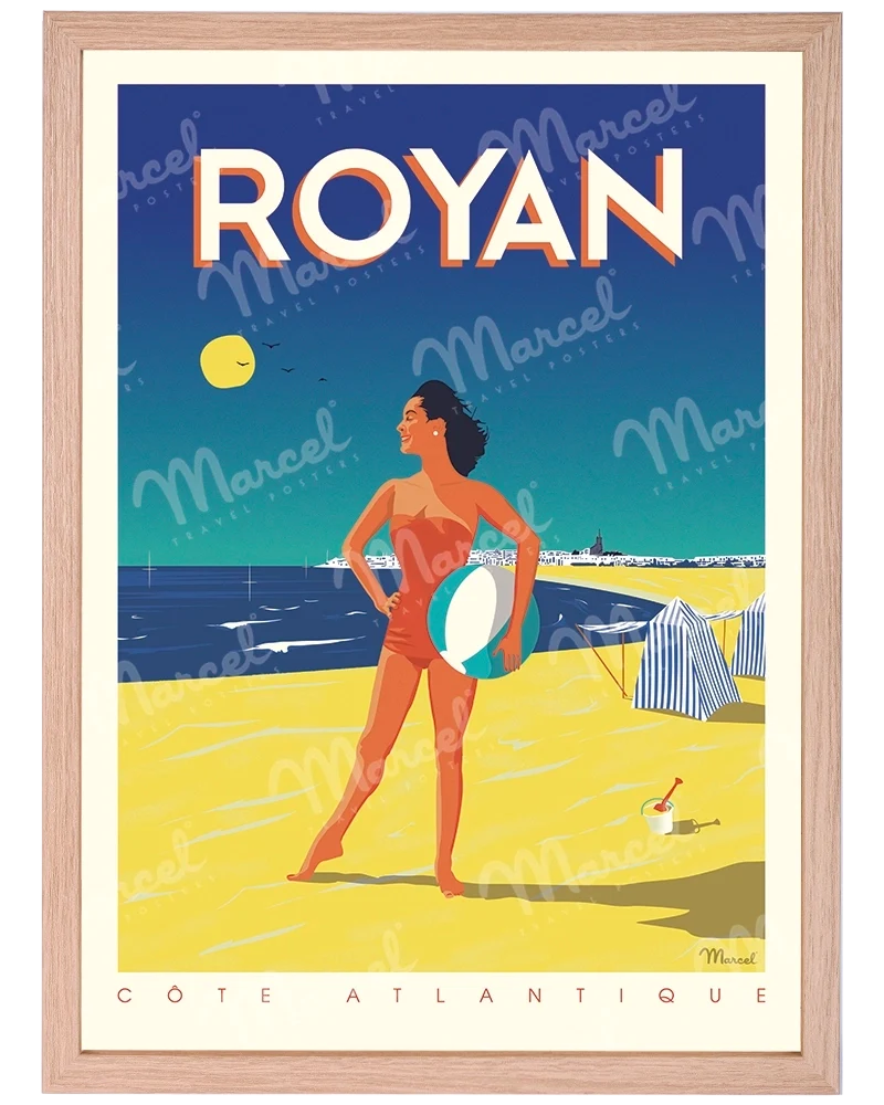 Affiche ROYAN "Côte Atlantique"