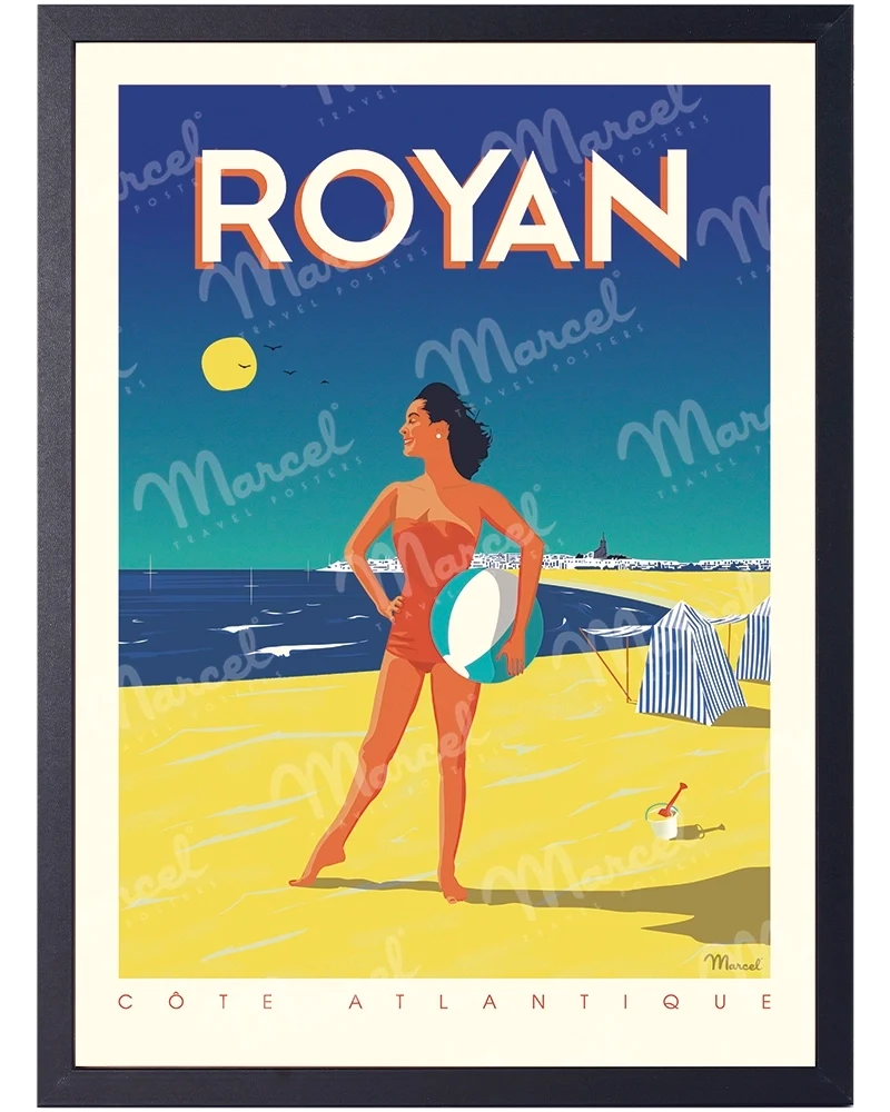Affiche ROYAN "Côte Atlantique"