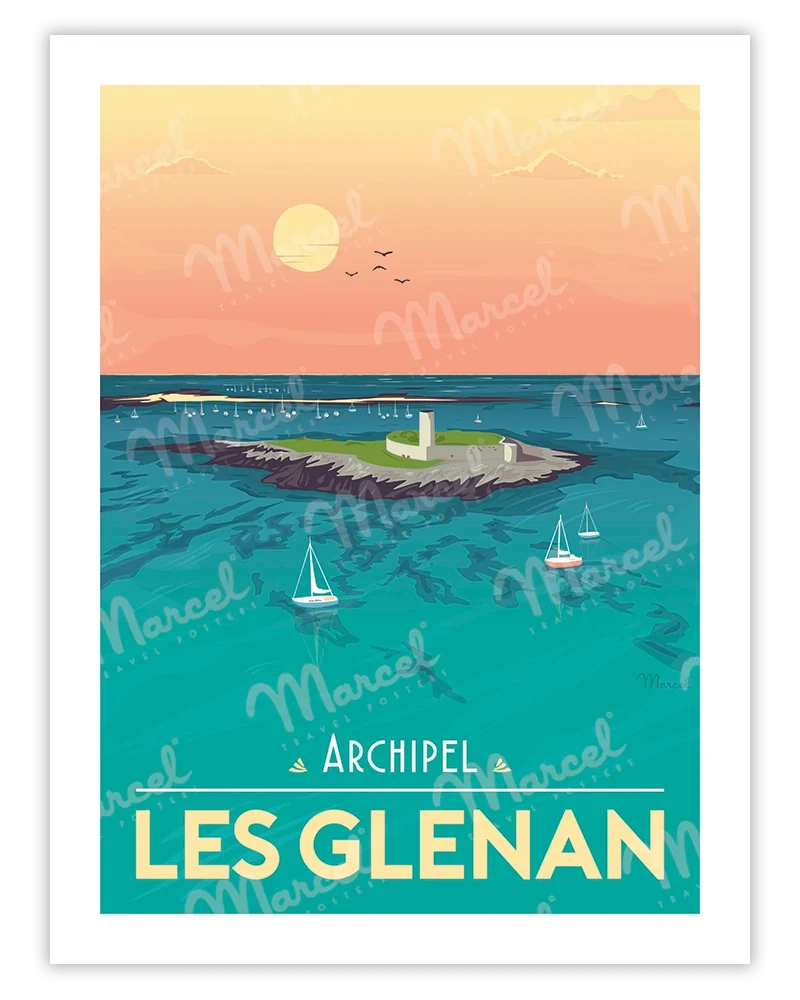 Affiche ARCHIPEL LES GLENAN