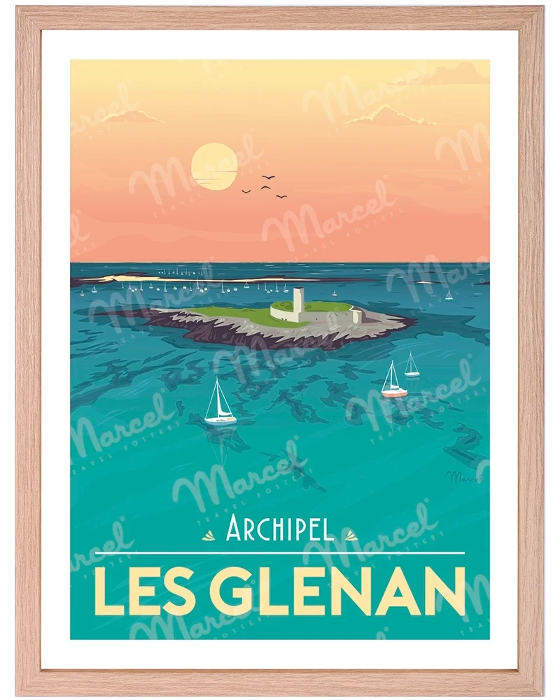 Affiche ARCHIPEL LES GLENAN