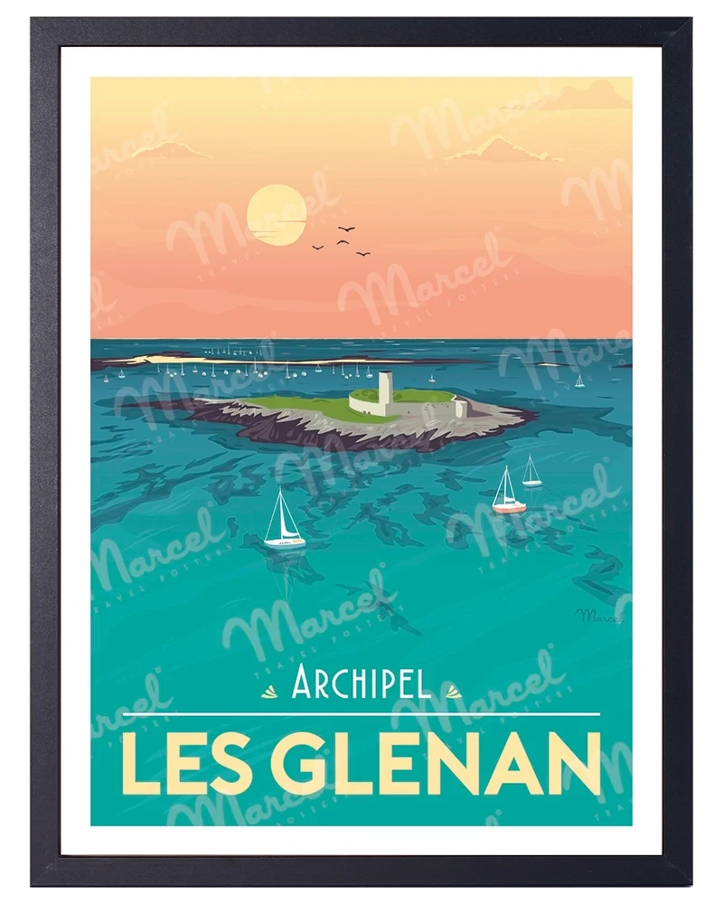 Affiche ARCHIPEL LES GLENAN