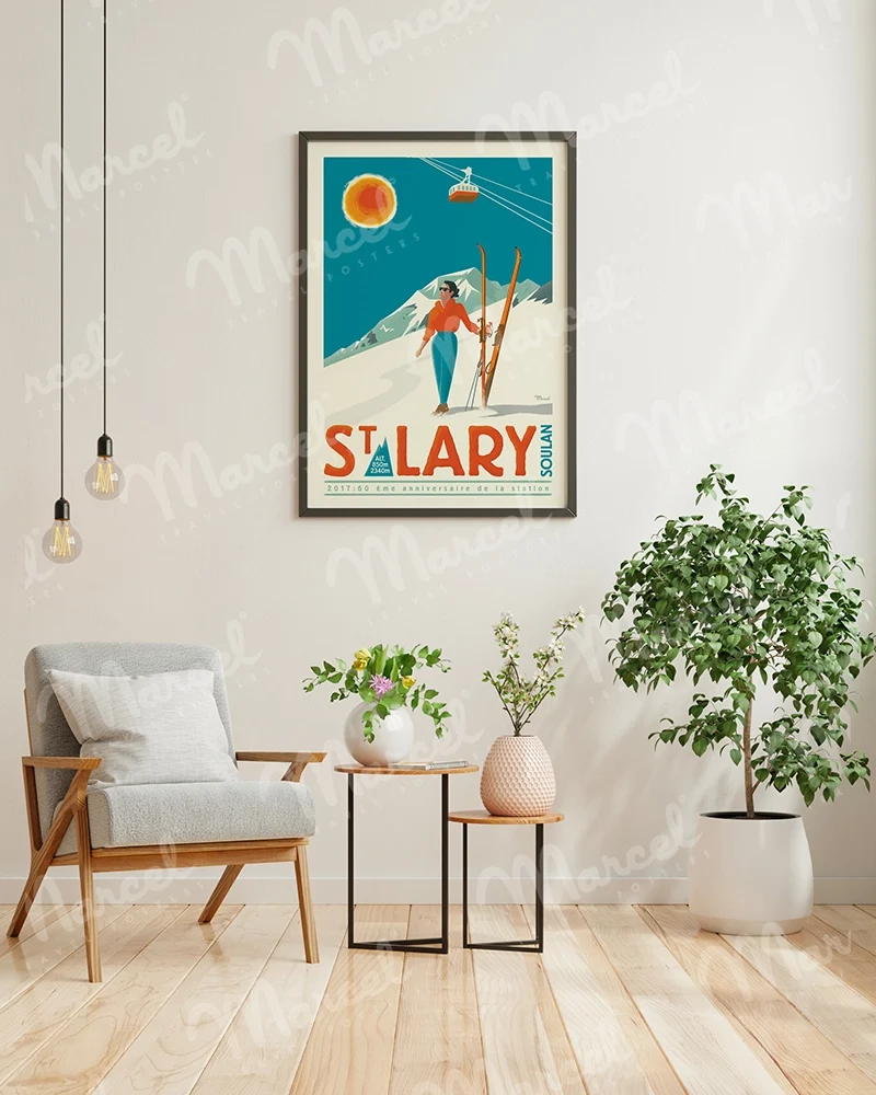 Affiche SAINT-LARY "60ème anniversaire"