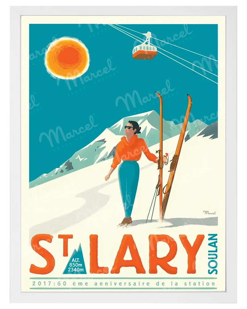 Affiche SAINT-LARY "60ème anniversaire"