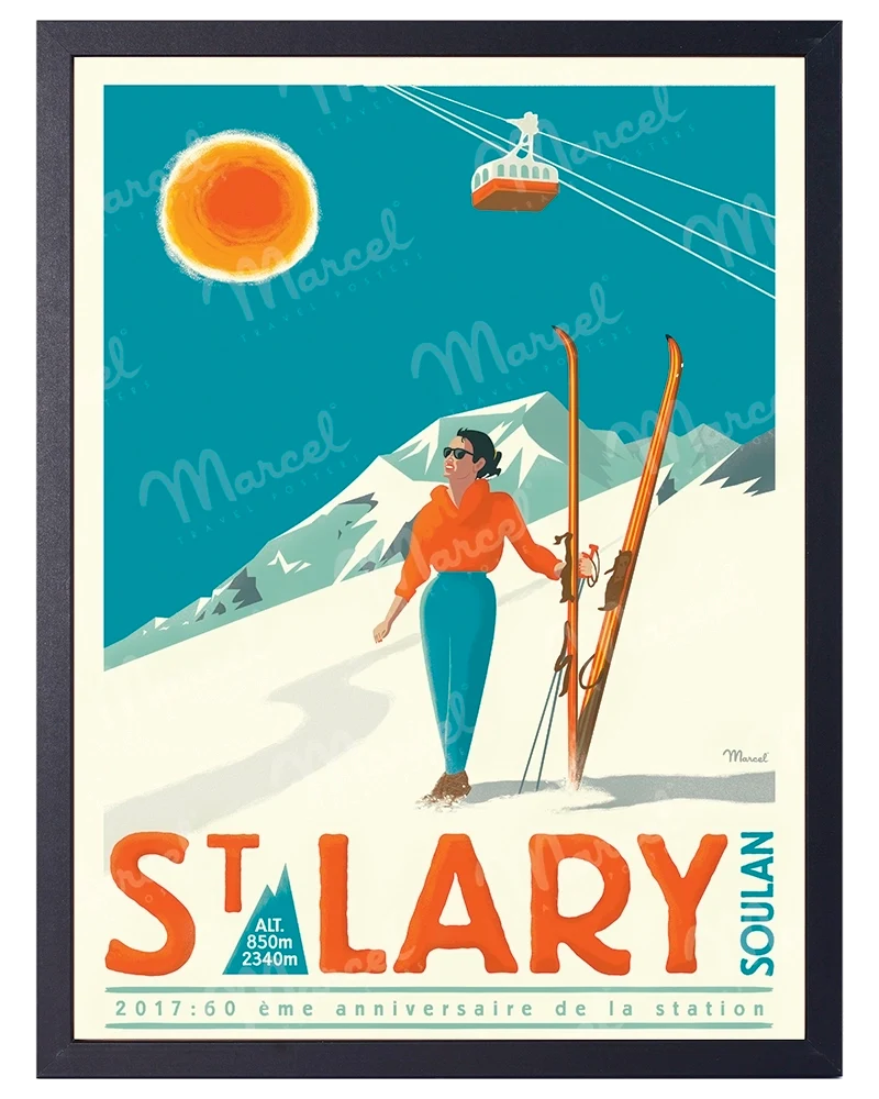 Affiche SAINT-LARY "60ème anniversaire"