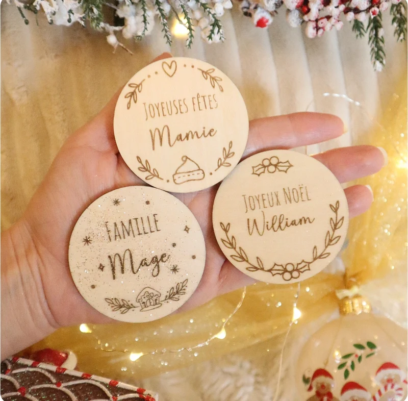 Bientôt de retour - Magnets à personnaliser - Édition de Noël