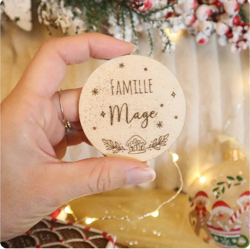 Bientôt de retour - Magnets à personnaliser - Édition de Noël