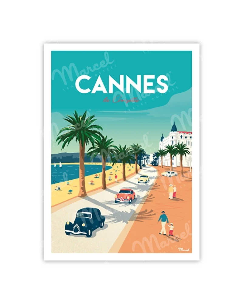 Carte Postale CANNES "La Croisette"