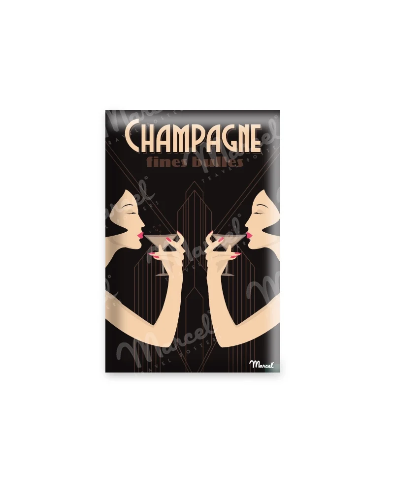 Magnet Champagne "Fines Bulles"
